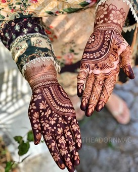 Trendy Arabic Mehndi For Bridesmaids